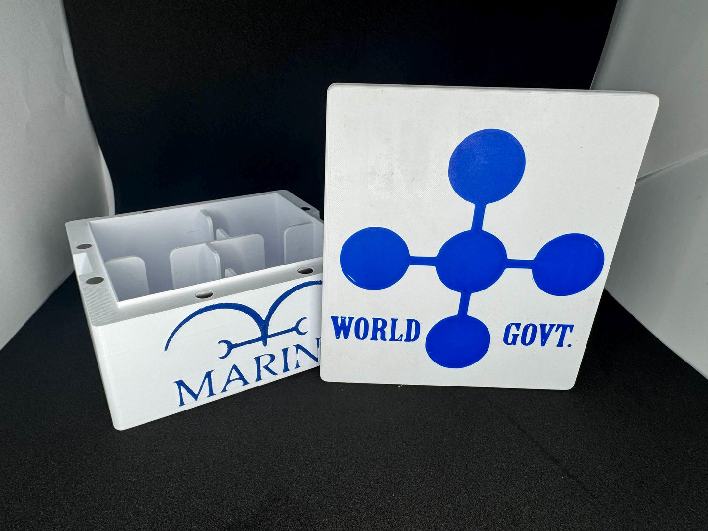 Marines Navy World Government One Piece TCG Accessories Kit, Rotating +/- Power Scaler and More Bandai, Digimon, Union Arena, Gundam, Mtg