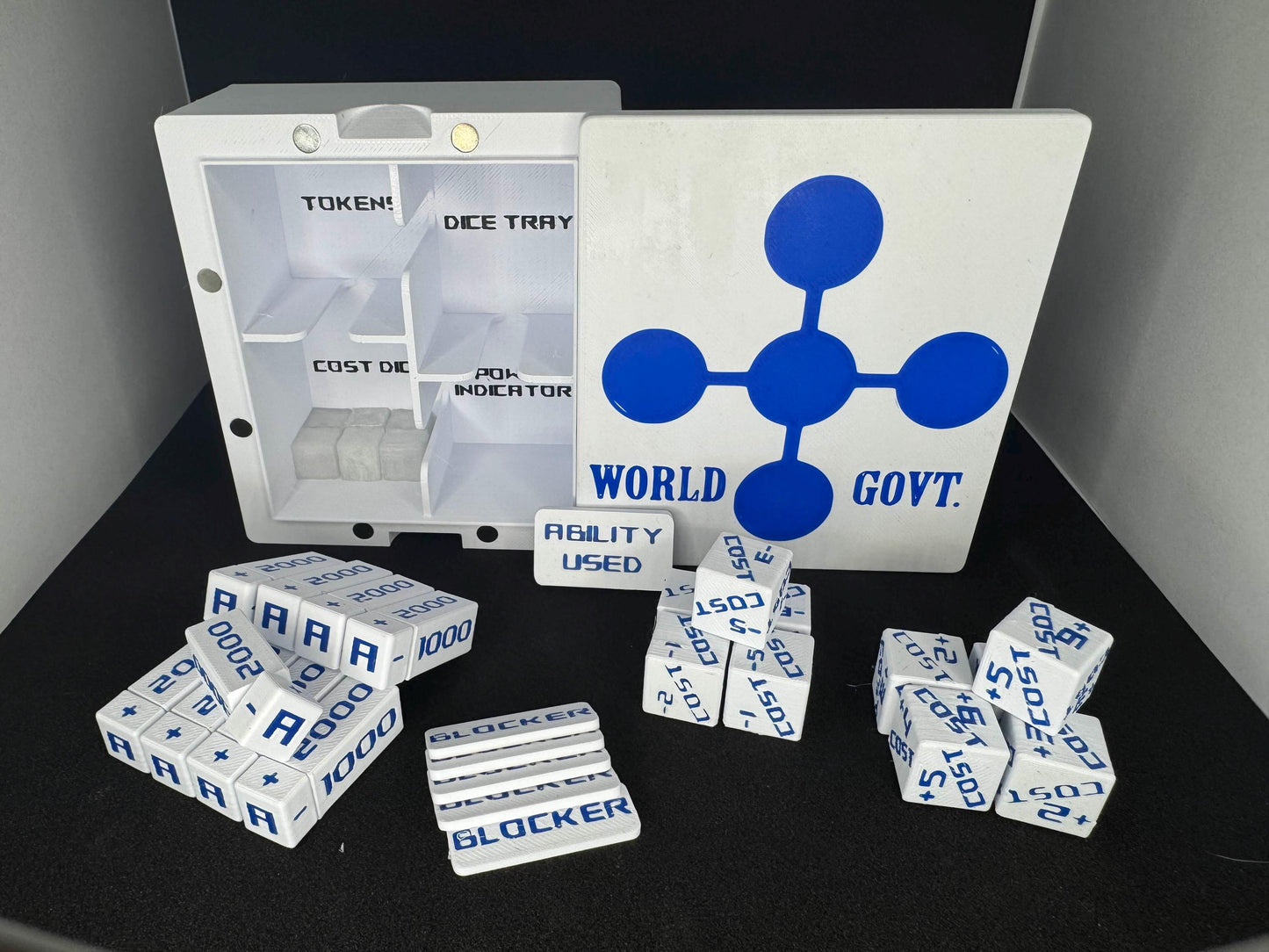 Marines Navy World Government One Piece TCG Accessories Kit, Rotating +/- Power Scaler and More Bandai, Digimon, Union Arena, Gundam, Mtg