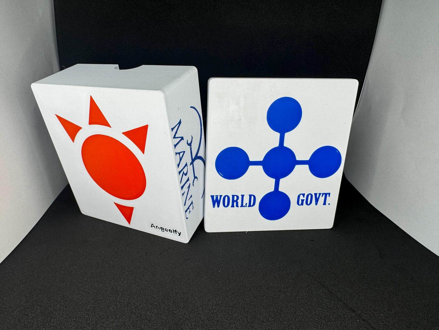 Marines Navy World Government One Piece TCG Accessories Kit, Rotating +/- Power Scaler and More Bandai, Digimon, Union Arena, Gundam, Mtg