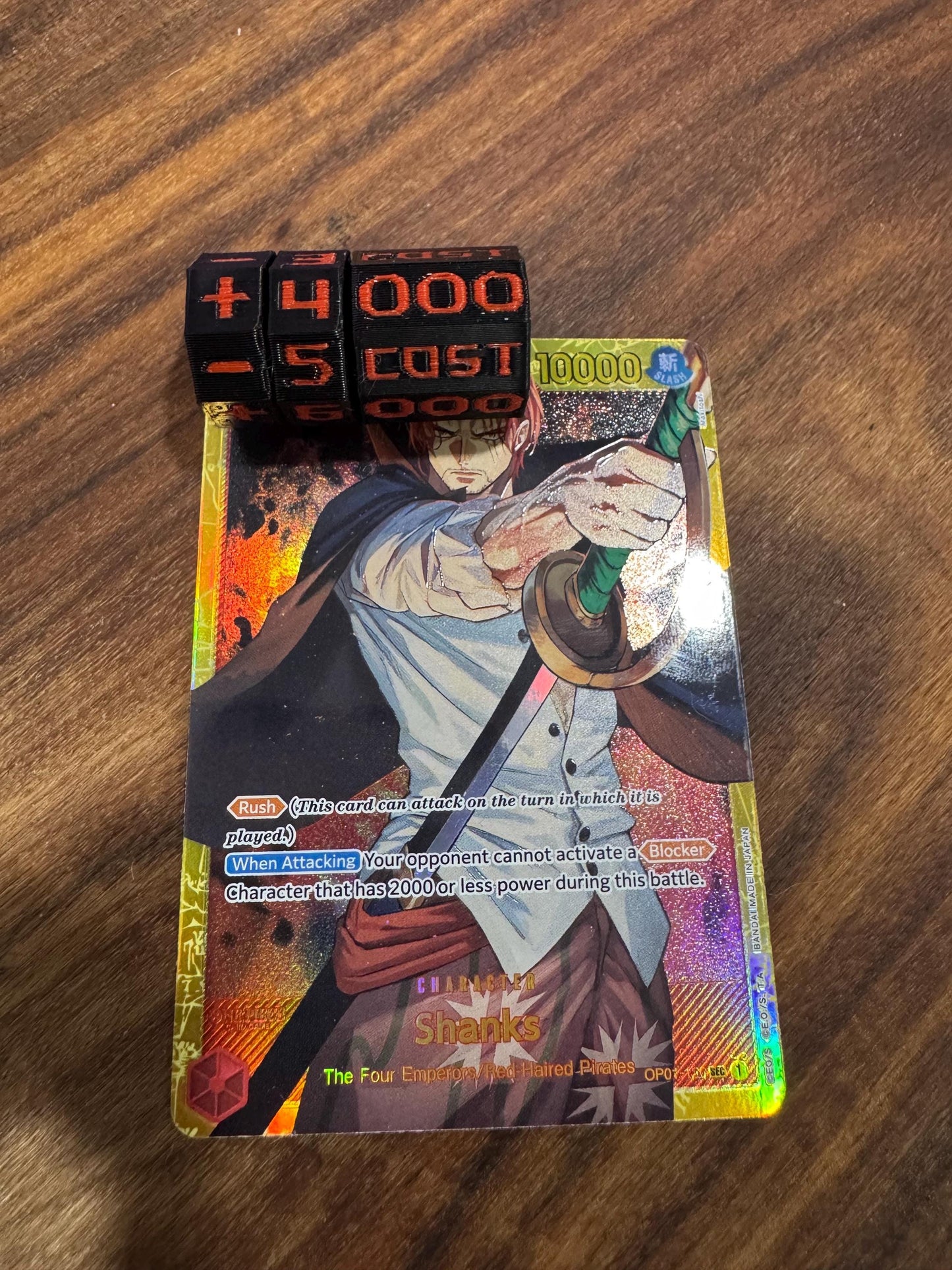 One Piece TCG Rotating Power and Cost Gain Scaler Accessory Bandai Digimon Union Arena Mtg 91 Different Color Combinations