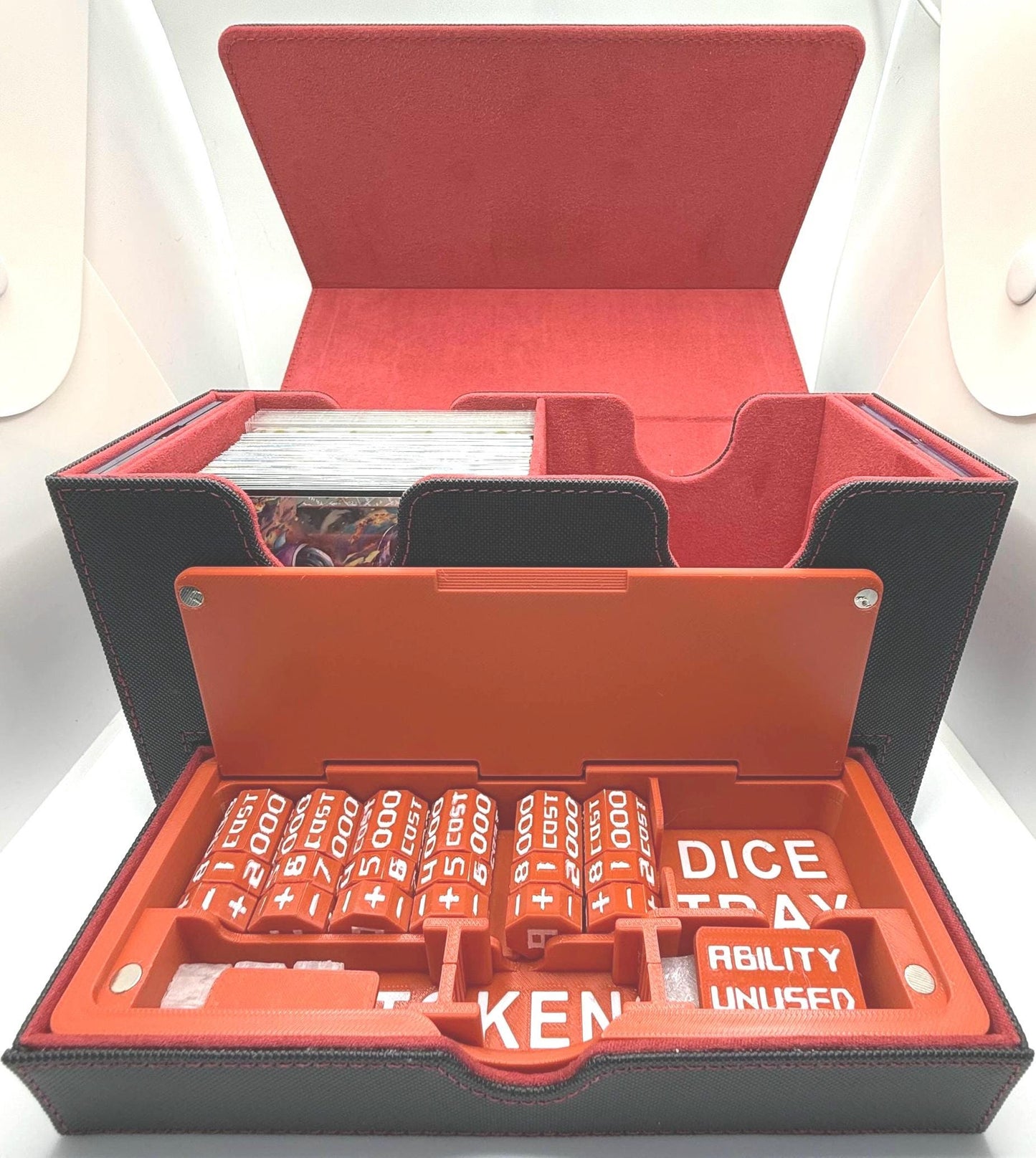 Deckbox and One Piece TCG Premium Accessories Kit bundle, Rotating +/- Power Scaler and More Bandai, Digimon, Union Arena, Gundam, Mtg