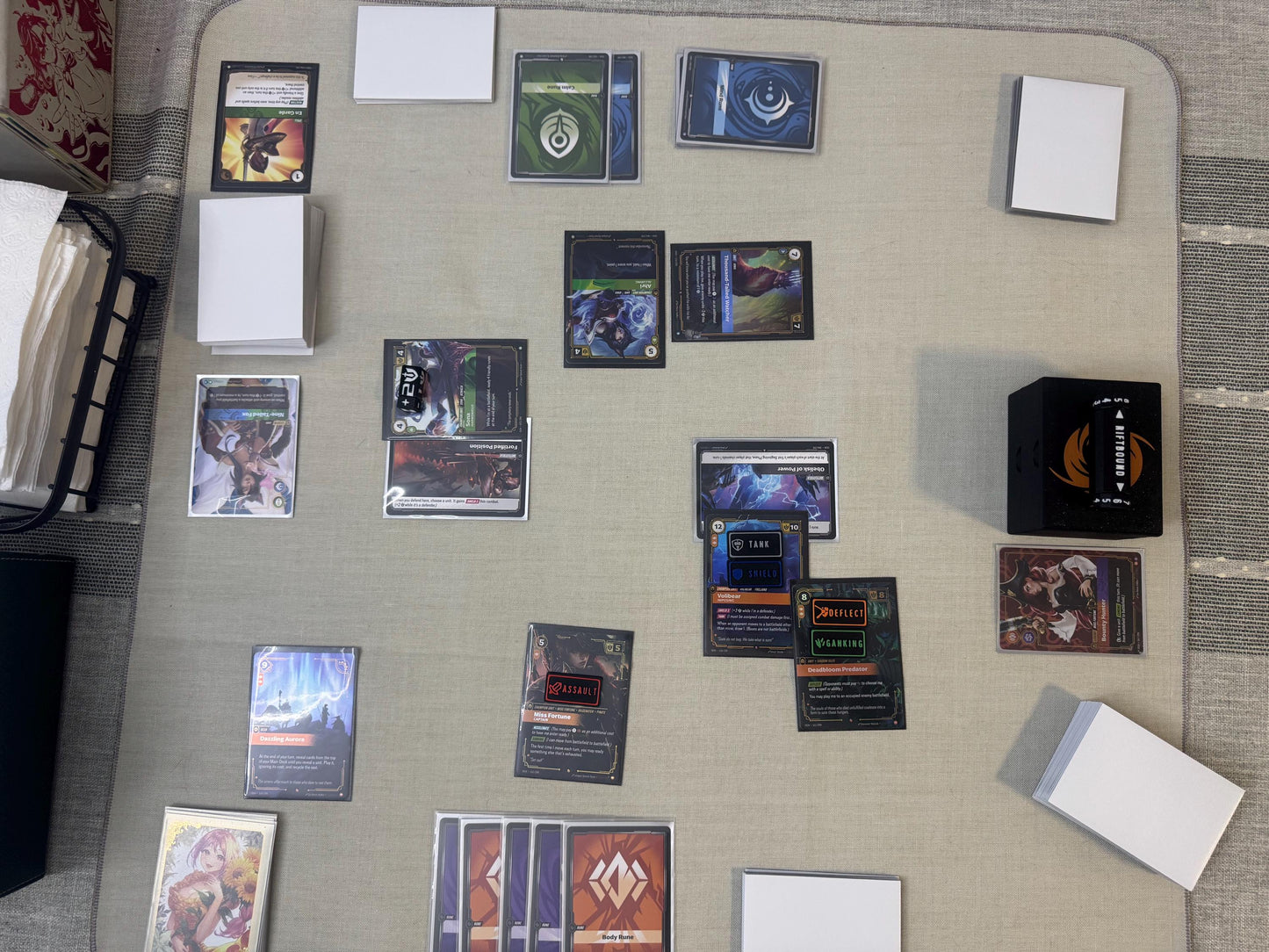 Riftbound TCG Accessories Kit, Rotating +/- Might Scaler and More Bandai, One Piece, Digimon, Gundam, Mtg